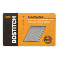 Bostitch Collated Finishing Nail, 1-1/4 in L, 15 ga, Coated, Offset Round Head, Angled FN1520